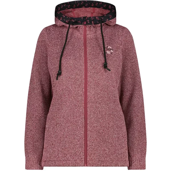 Damen technische Strickjacke mit Kapuze CMP