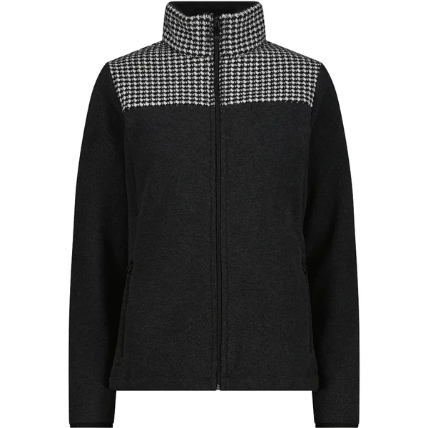 Fleece für Damen CMP Houndstooth-Print