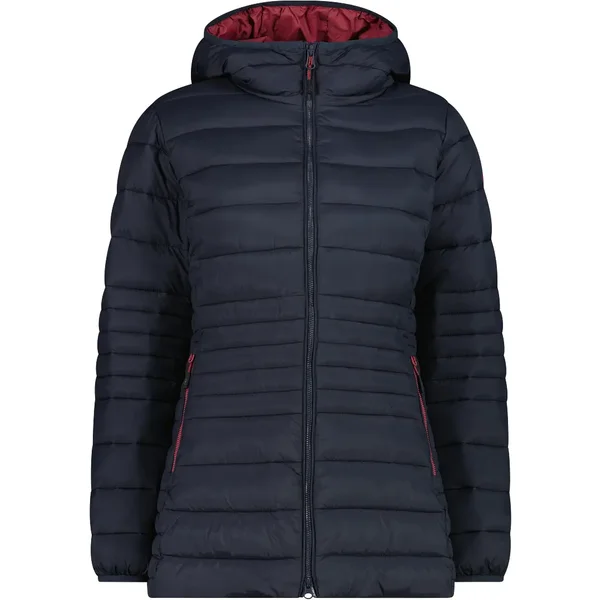 Damen lange Kapuzenjacke mit Reißverschluss Sorona Aura CMP