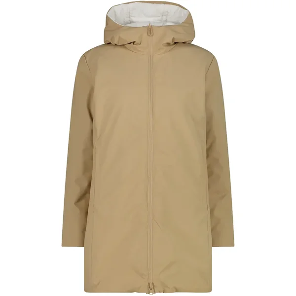 Reversible zip-up hooded parka for women CMP