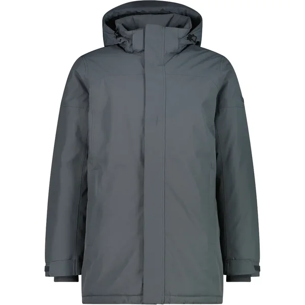Parka con capucha fija y cremallera CMP