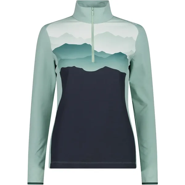 Polaire 1/2 zip imprimée femme CMP Softech
