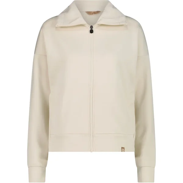 Sudadera con cremallera de modal con acabado satinado mujer CMP
