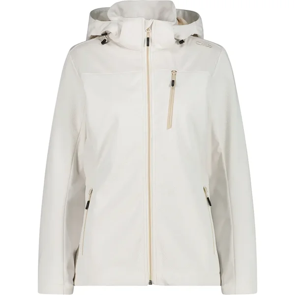 Giacca impermeabile con cappuccio removibile softshell donna CMP