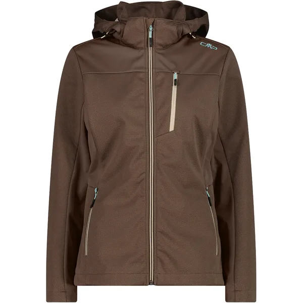 Veste imperméable à capuche amovible softshell femme CMP