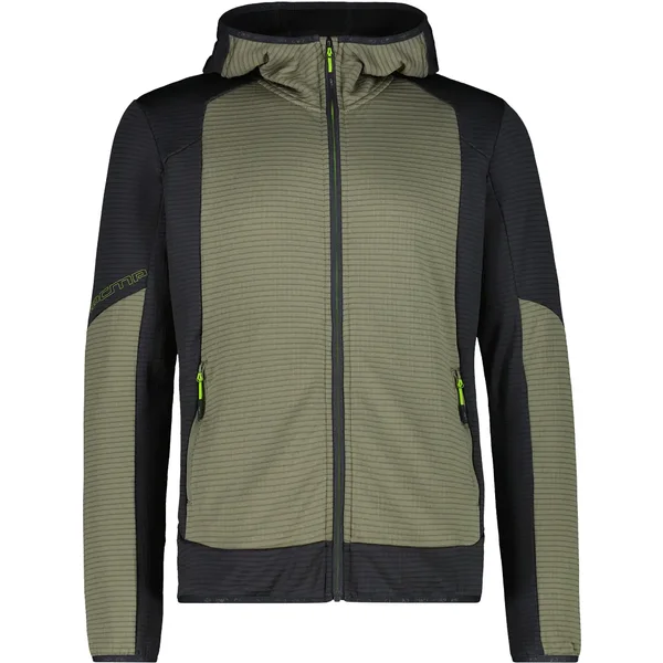 Chaqueta con capucha de forro polar CMP Grid Tech