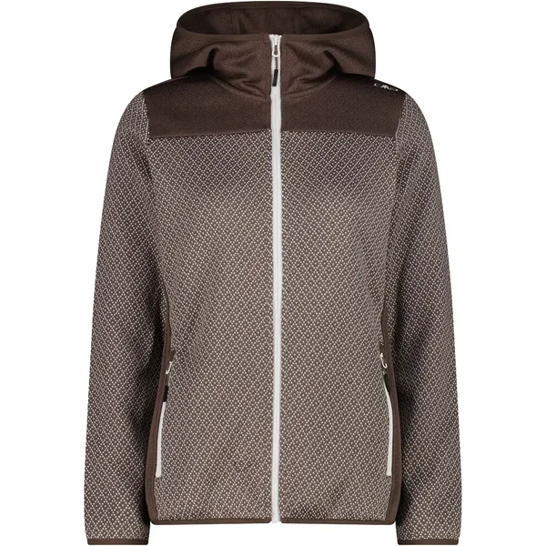 Dames fleece met capuchon CMP Knit Tech
