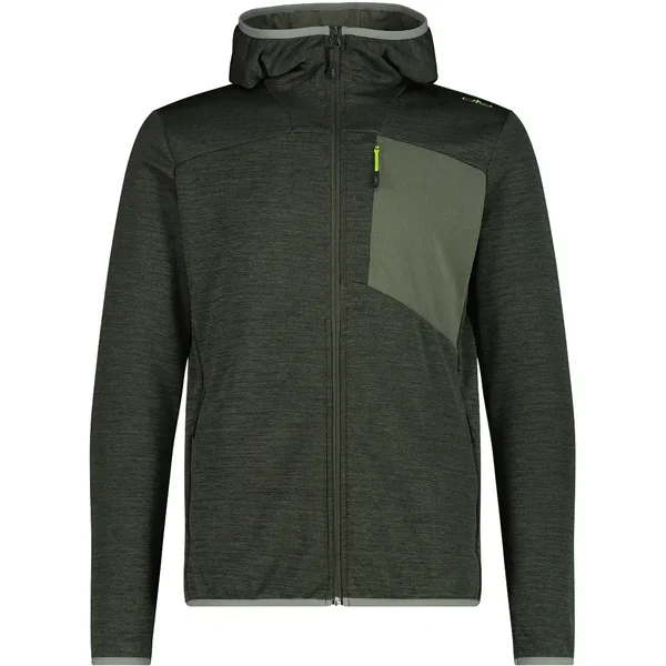 Polaire con capucha jacquard jaspeado CMP
