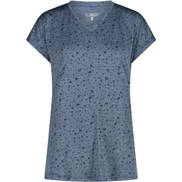 Maillot jaspeado con estampado floral mujer CMP