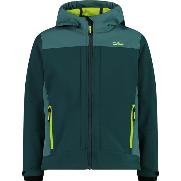 Giacca impermeabile con cappuccio fisso per bambini CMP