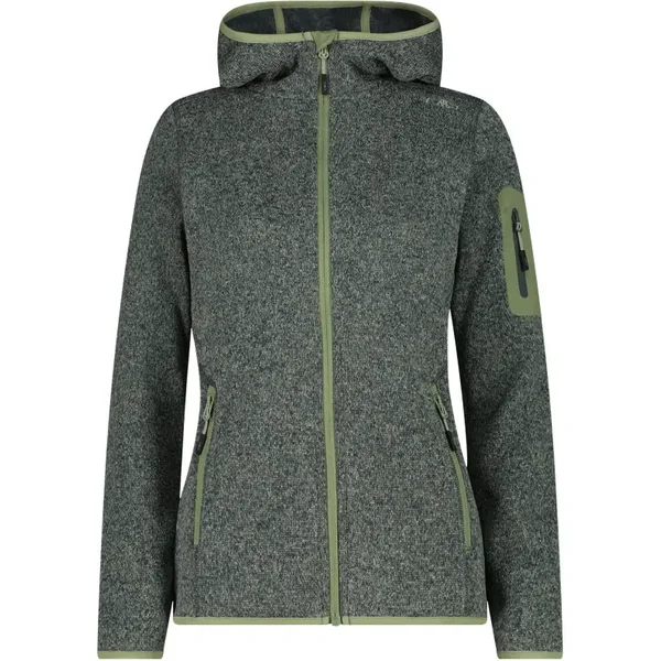 Polaire con capucha gruesa de punto mujer CMP Knit-Tech