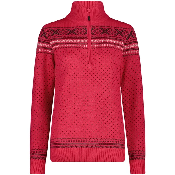 Jersey de mujer con 1/2 cremallera CMP Wooltech