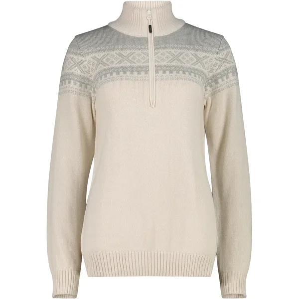 Jersey de mujer con 1/2 cremallera CMP Wooltech