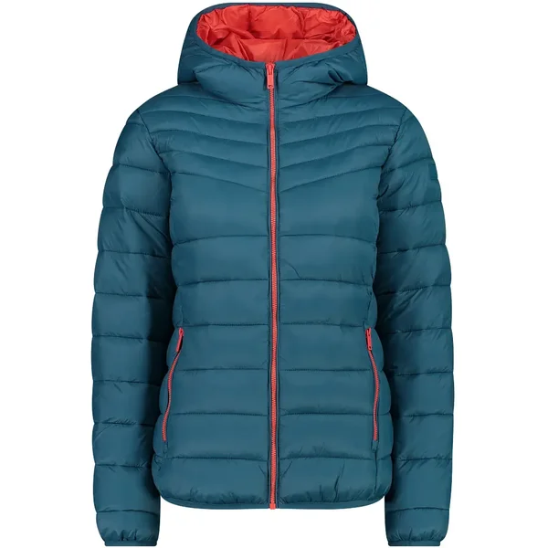 Chaqueta acolchada con capucha fija para mujer CMP