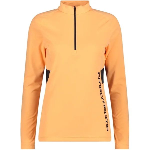 Drill top allenamento con mezza zip da donna CMP