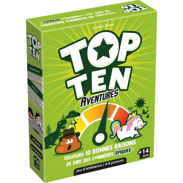Gesellschaftsspiele Cocktail Games Top Ten Aventures-image
