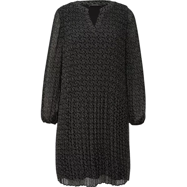 Robe Courte En Mousseline PlisséE éVaséE Col V Femme comma-image