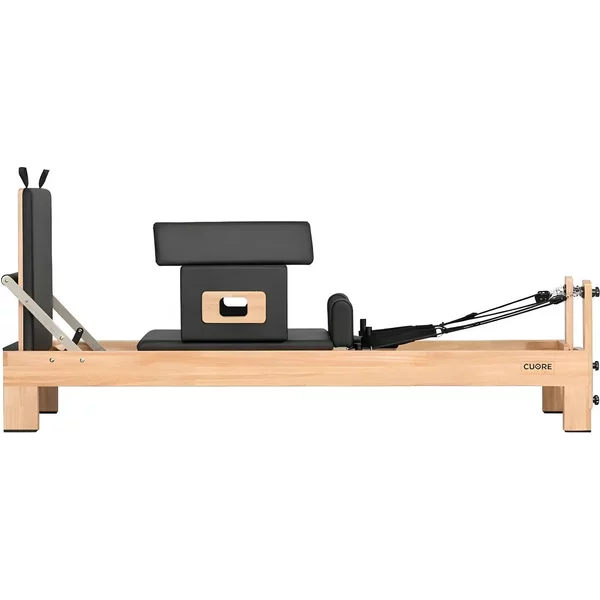 Reformer Pilates Classique En Bois Stable Et Professionnelle Cuore Pilates-image