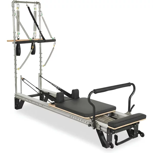 Reformer Pilates Con Torre In Alluminio Funzionale E Versatile Cuore Pilates-image