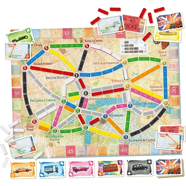 Jeux De SociéTé Days of Wonder Les Aventuriers Du Rail : Londres-image