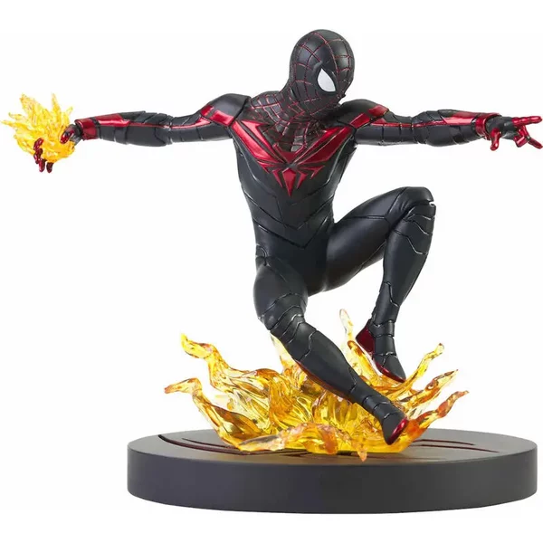 Figurine Diamond Select Toys Marvel Gallery Comic Spiderman PS5 Miles Morales-image