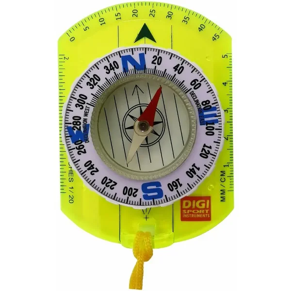 School compass with transparent green plate Digi Sport Instruments