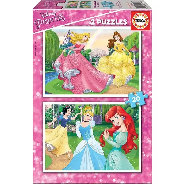 Puzzle De 2 X 20 PièCes Disney Princess-image