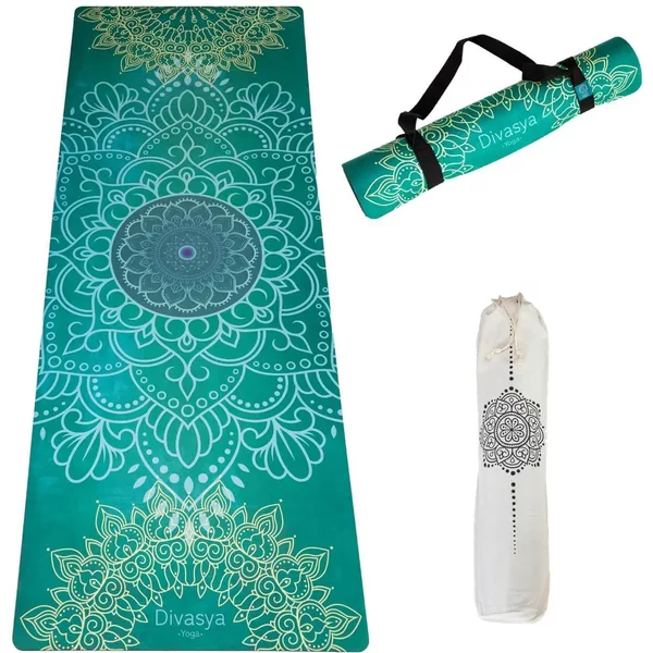 Tapis de yoga en microfibre recyclés Divasya-Yoga 003