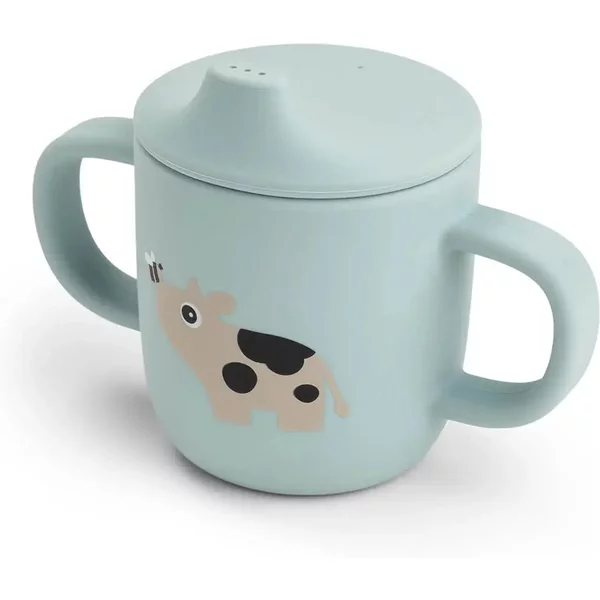 Tasse à Bec à 2 Anses En Silicone BéBé Done By Deer Tiny Farm-image