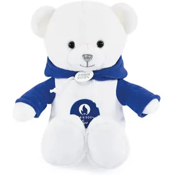Peluche avec sweat Bleu Paris 2024 25 cm