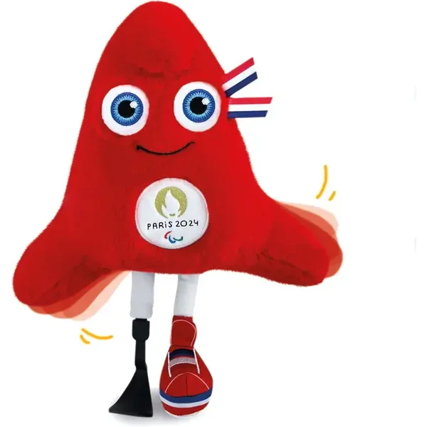 Peluche Mascotte Officielle Jeux Paralympiques Paris 2024 Premium 33 cm