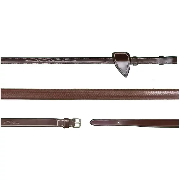 RêNes Pour Cheval En Caoutchouc Dy'on US Collection 1/2"-image