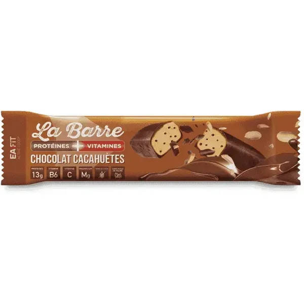 Barre di nutrizione con proteine e vitamine EA Fit Chocolat Cacahuètes