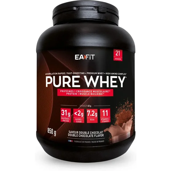 Doppelter Schokoladenprotein EA Fit Pure Whey