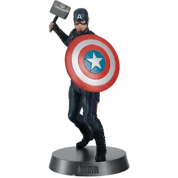 Figurine Eaglemoss Hero Collector Marvel Avengers Heavyweights Captain America-image