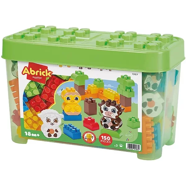 Jeux De Construction 150 PièCes Coffret La Ferme Ecoiffier Abrick-image