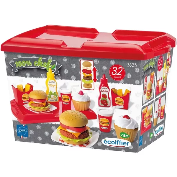 Jeux De Simulation Set Hamburger Ecoiffier-image
