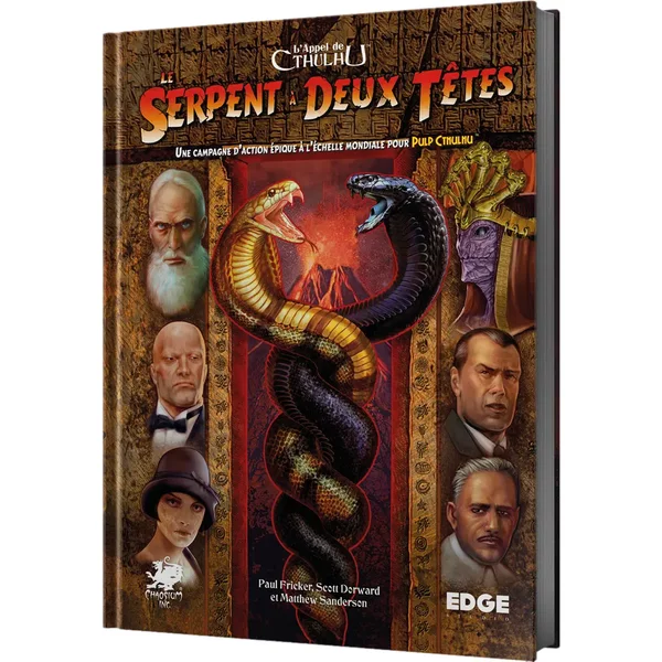 Livre Edge L'appel De Cthulhu - Le Serpent à Deux Tetes-image