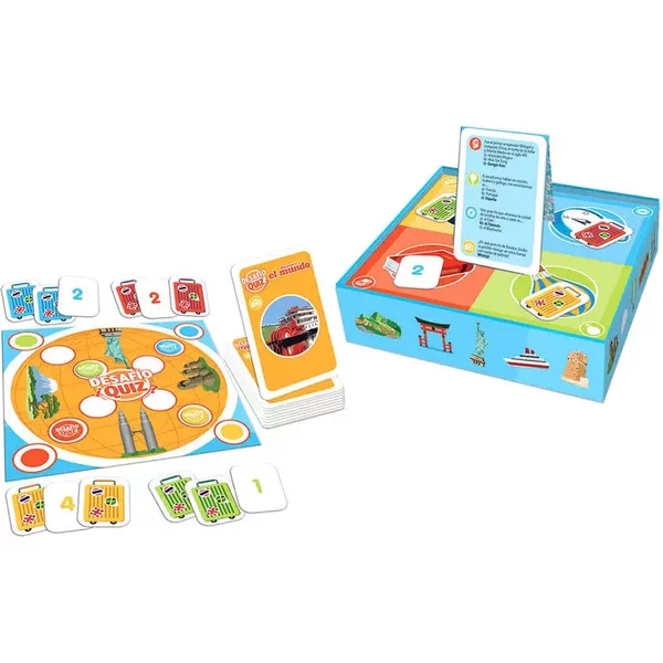 Jeux De SociéTé Educa Borras Challenge Quiz Discover The World-image