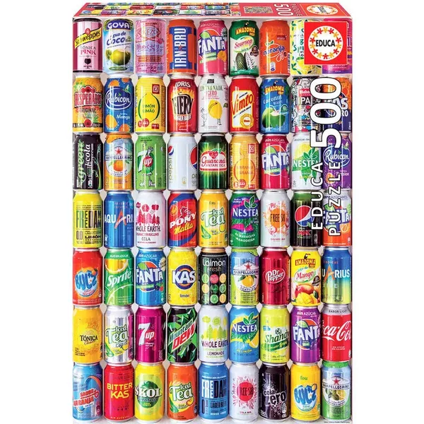 Puzzle Mit 500 Teilen Educa Borras Soft Cans-image