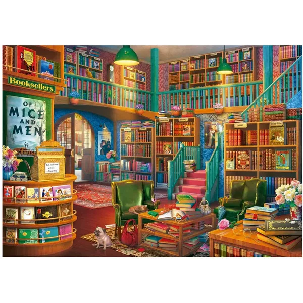 Puzzle De 1000 PièCes Educa Borras Wonderful Bookshop-image