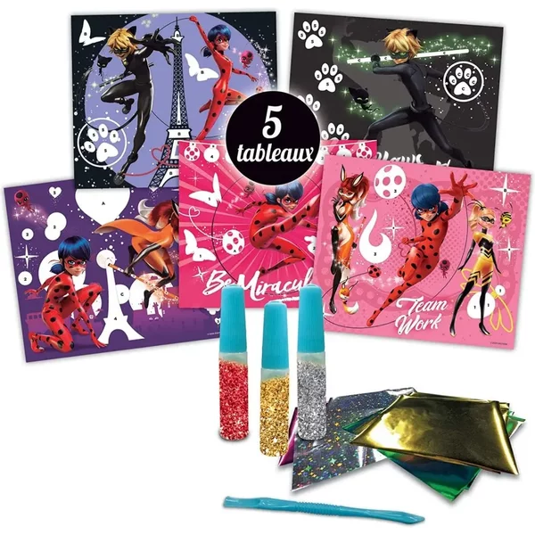 DéCoration Paillettes Educa Ladybug Miraculous-image