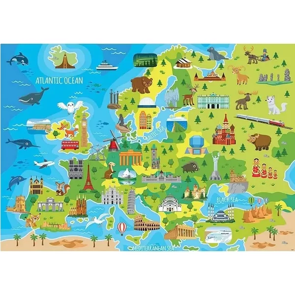 Puzzle Mit 150 Teilen Educa Mapa Europa Infant-image