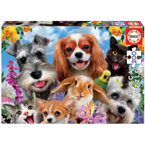 Puzzle De 200 PièCes Educa Sefie Mascotas-image