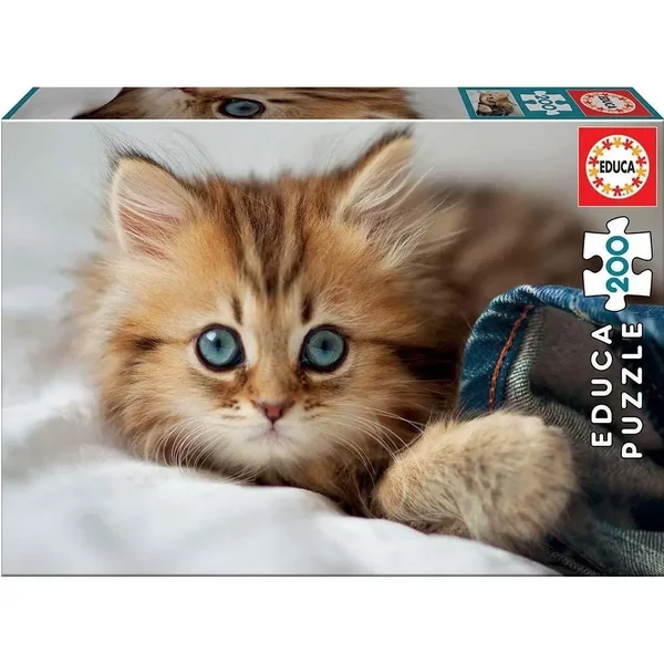 Puzzle Mit 200 Teilen Educa Gatito-image