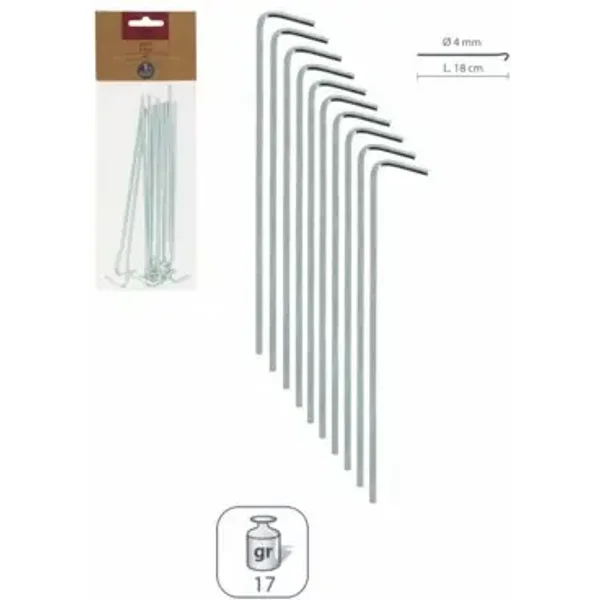 Estacas de acero Élémenterre Peg H (x10)