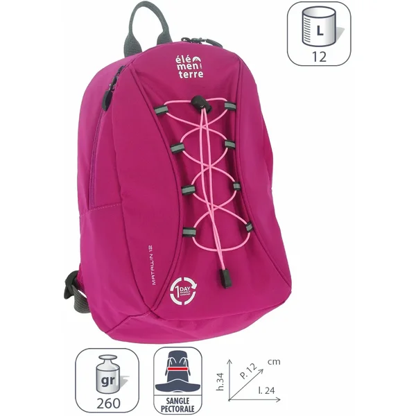 zaino elementerre matawin 12 l