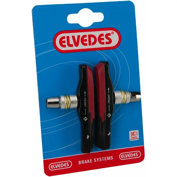 Paire De Patins De Frein Plus Portes Patins Alu Pour Conditions Humides Elvedes V-Type-image