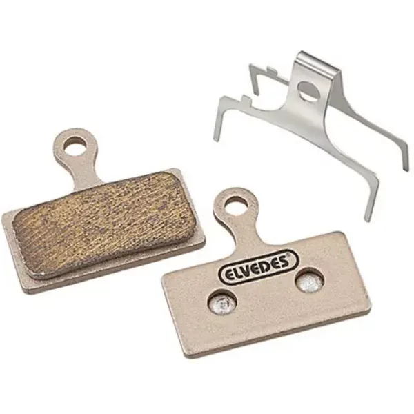 Paar Metallischer FahrradbremsbeläGe Elvedes Shimano BRM666, BRM785, BRM985-image