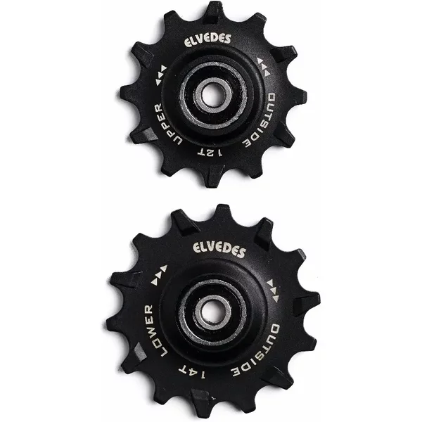 Galets De Derailleur Dents Roulements Annulaires Elvedes (X2)-image
